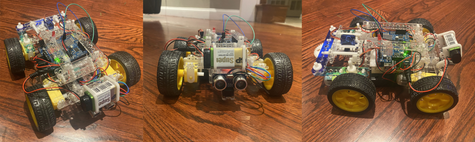 Completed Ackermann-steering RC car
